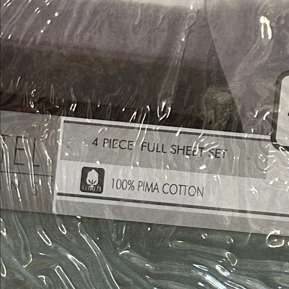 Hotel Collection sage color Luxury 4-Piece Sheet Set in Soft Green - Picture 3 of 6